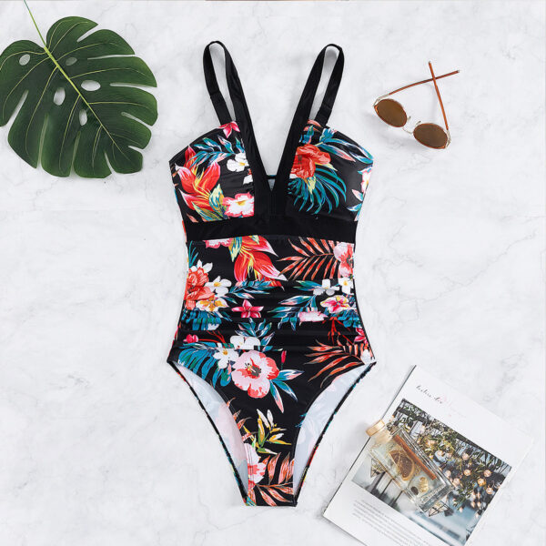 Amazon's choice of European and American style one-piece swimsuit for women with sports style - Image 2