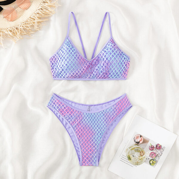New In Bikini Women Summer Swimsuit Printed Split Swimsuit Triangle Two Piece Swimsuit Brazilian Swimwear Bathing Suit - Image 4